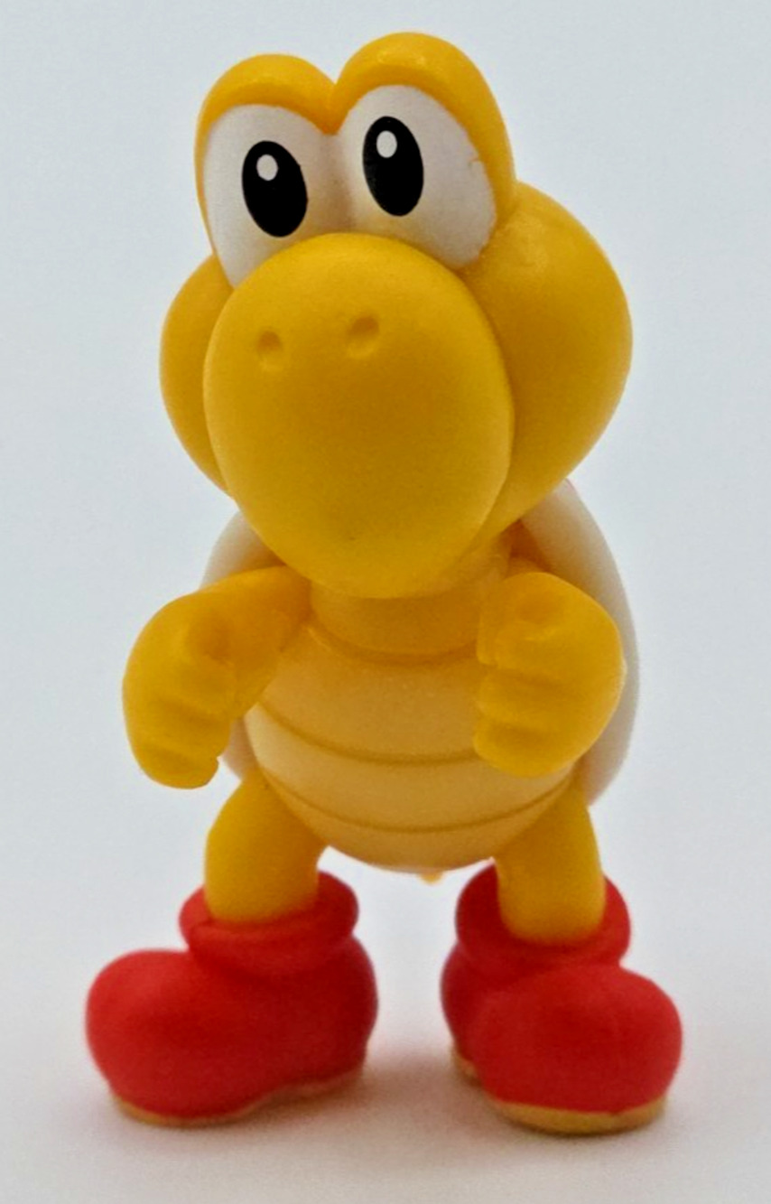 Nintendo Yellow Koopa Troopa 2.5 Inch Plastic Toy Action Figure